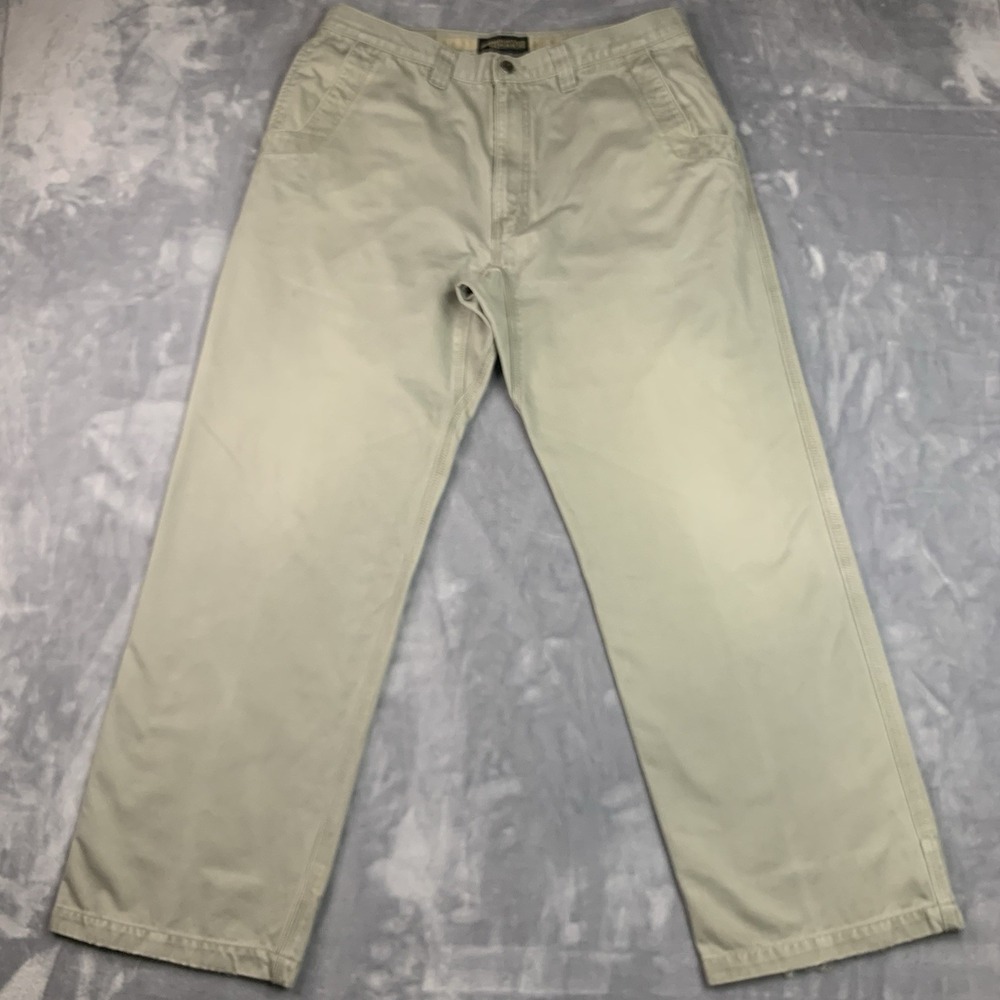 Mountain Khakis Pants Mens 36x30 Teton Twill Tan Chino Relaxed 100% Cotton